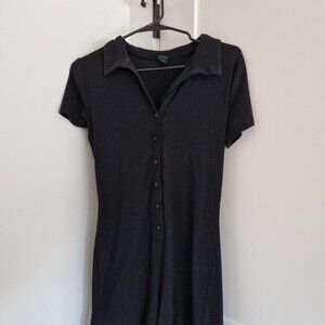 Black Wild Fable collared playsuit.